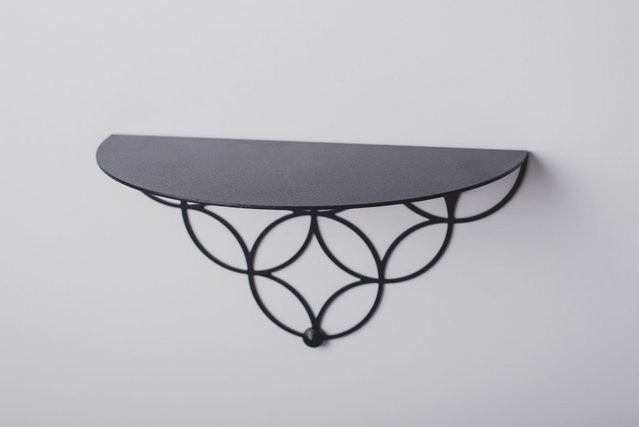 Wandkonsole FOT von Möbel direkt online, moderne Wandkonsole aus Eisen für Wohnzimmer und Esszimmer, Farben: Gold, Weiß oder Schwarz - Bild 1