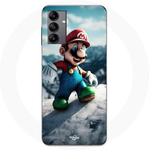 Maniacase Handyhülle Super Mario Bros für Samsung Galaxy A04s in Schwarz und Multicolour - Bild 1