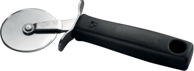 Schneider Teig- und Pizzaschneider glatt, schwarz, Durchmesser: 5,5 cm - Bild 1