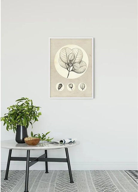 Komar Wandbild Transparent Leaf aus Qualitätsvlies, Breite: 50 cm, Höhe: 70 cm - Bild 1