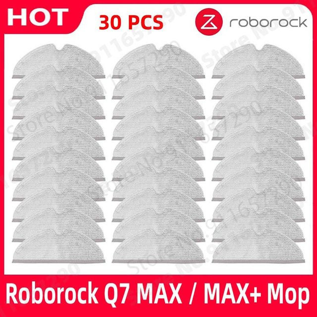 Roborock Wischmopp-Ersatztücher in Weiß für Xiaomi 1S, Q7 MAX, MAX+, S5 MAX, S6, S50 und S55 Staubsauger Zubehör - Bild 1