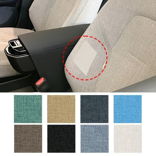 Selbstklebender Leinenstoff-Reparaturflicken in Grau für DIY-Möbeldekoration und Reparaturen, Breite: 20,5 cm, Länge: 28 cm - Bild 1