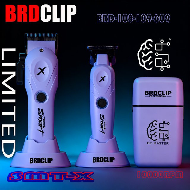 BRDCLIP Haarschneidemaschine, Lila, Unisex - Bild 1