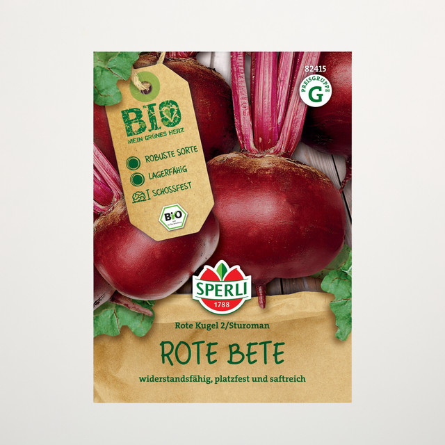 Sperli Rote Bete Samen BIO Gemüse - Bild 1