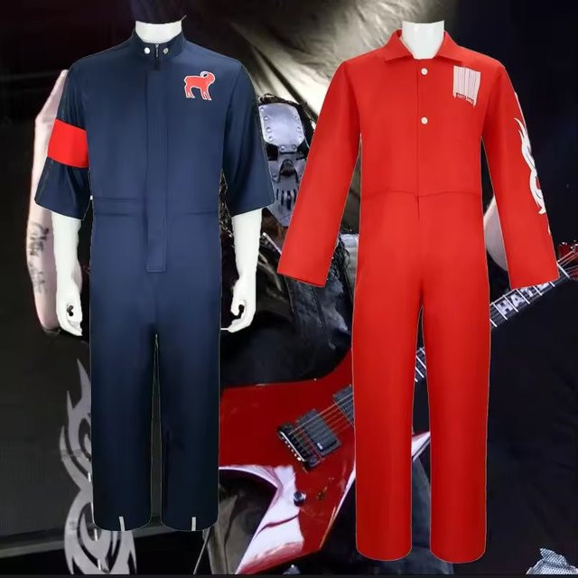 HHYRCOS Fantasy Cosplay Kostüm, Rot-Blau, Textil - Bild 1