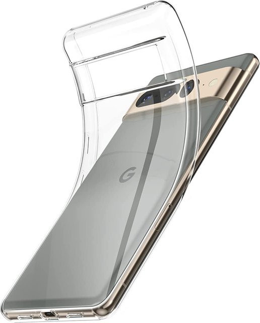 Crystal Ultra Thin Silikon Schutzhülle für Google Pixel 9 8 7 6 Pro XL Transparent - Bild 1