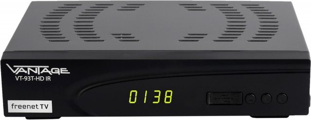 Vantage VT-93 C/T-HD Universal DVB-T2/C HDTV Kombireceiver in Schwarz - Bild 1