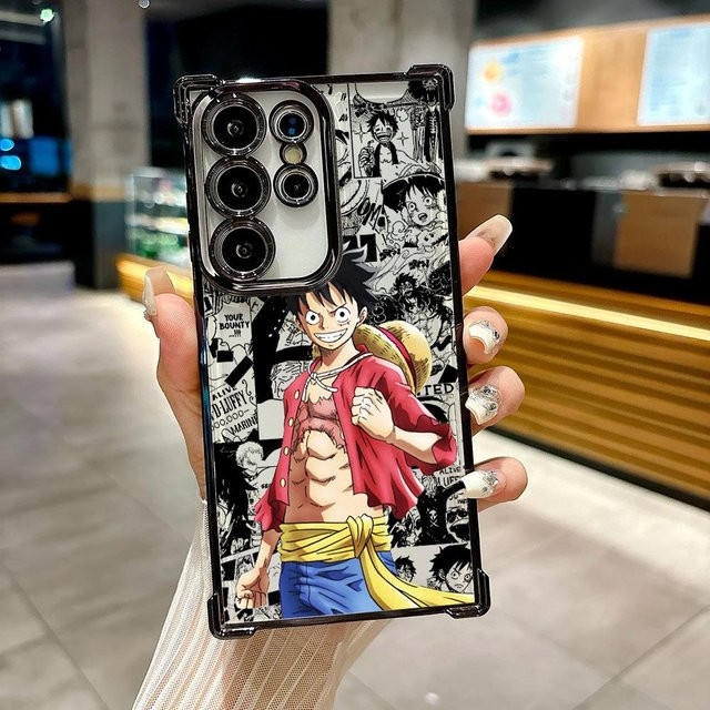 One Piece Luffy Monkey D Handyhülle für Samsung Galaxy S26 Ultra S25 S24 S23 S21 S20 FE Multicolor - Bild 1