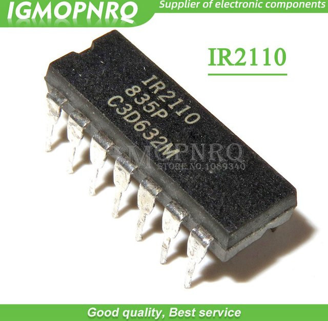 5er-Set IR2110 IR2110PBF Brückentreiber DIP14 in Schwarz - Bild 1