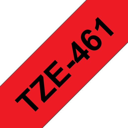 Brother Schriftbandkassette TZe-461 Laminiert, Farbe: Rot, Schriftfarbe: Schwarz, Breite: 36 mm, Länge: 8 m - Bild 3
