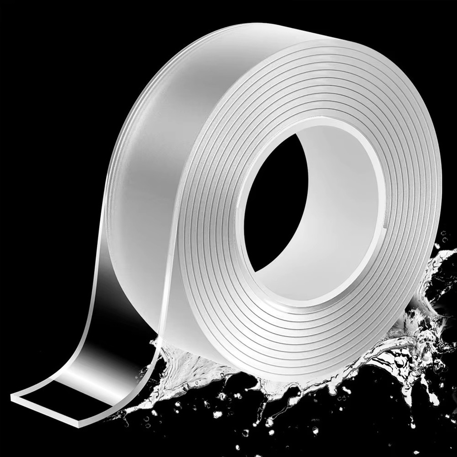 TFAAI Nano-Klebeband transparent, extra starkes doppelseitiges Montageband, wasserdicht und abnehmbar, Breite: 20 mm, 30 mm oder 50 mm - Bild 3