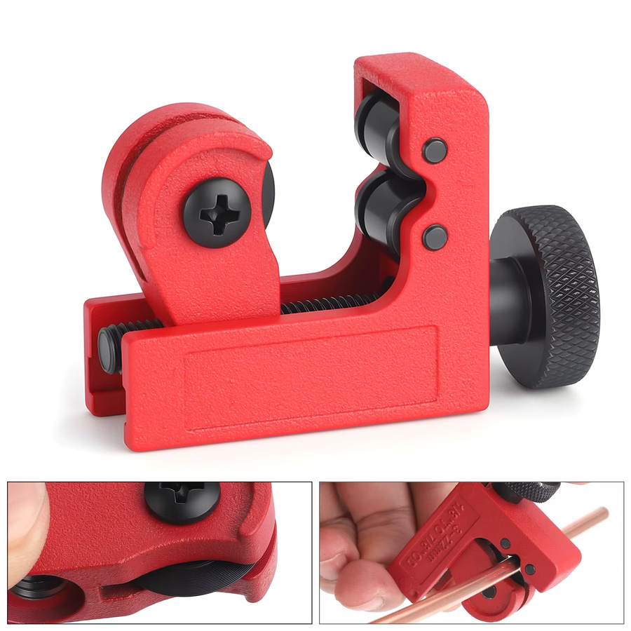3-22 Cutter V2 Rohrschneider aus Zinklegierung in Rot für Kupferrohre von 1/8 Zoll bis 7/8 Zoll - Bild 2
