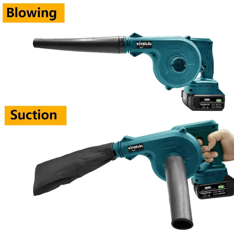 WOYOFADA 2 in 1 Akku-Staubsauger und elektrisches Gebläse für Makita 18 V Akkus zum Reinigen von Staub und Blättern - Bild 4