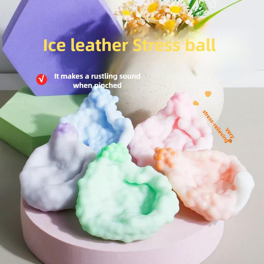 Yiran bag Knautschiger Knusper-Stressball Duale Textur Sensorisches Spielzeug - Bild 2