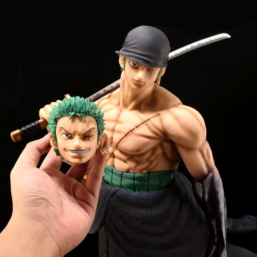 Bandai One Piece Zoro Sammlerfigur, Modell Ornament, 50cm - Bild 2