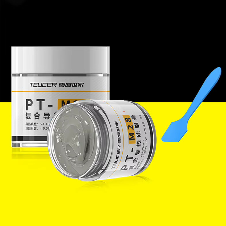 Teucer PT-M28 Wärmeleitpaste für CPU und GPU in Grau, 25 g - Bild 3