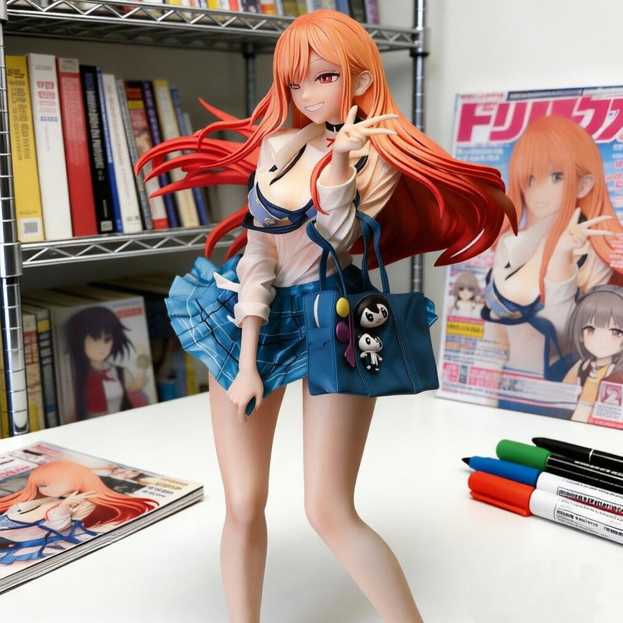 Yiran toy 1 My Dress-Up Darling Kitagawa Marin Modell 1/6 Maßstab Anime Statue PVC Figur mit Display-Sockel - Bild 4