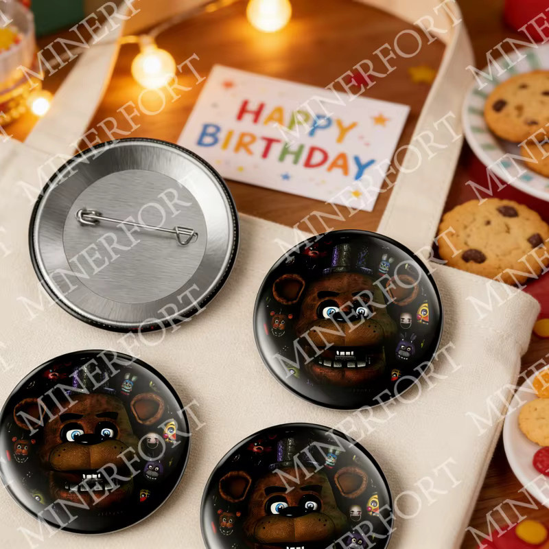 Five Nights at Freddy's Brosche, bunt, Metall, Kinder - Bild 2
