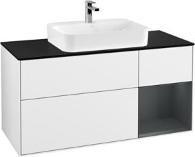 V&B Waschtischunterschrank Finion in Weiß lackiert, Breite: 120 cm, Tiefe: 50,1 cm, Höhe: 50,1 cm - Bild 1