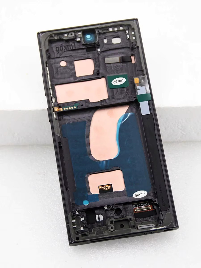 Samsung S23 Ultra S918B LCD-Display Bildschirmbaugruppe mit Rahmen in Schwarz - Bild 3