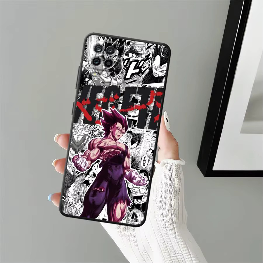 Dragon Ball Comic Vegeta Handyhülle aus weichem Material in Schwarz für Samsung Galaxy A-Serie (A22, A23, A24, A25, A26, A32, A35, A36, A41, A52, A53, A55, A71, A72) - Bild 5