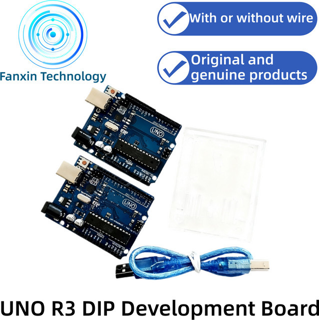 PLR UNO R3 Entwicklungsboard mit ATmega328P und CH340G, Blau, 1-6 Stück - Bild 1
