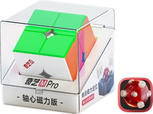 QiYi M Pro 2x2 Magnetischer Zauberwürfel, Geschwindigkeitspuzzle - Bild 1