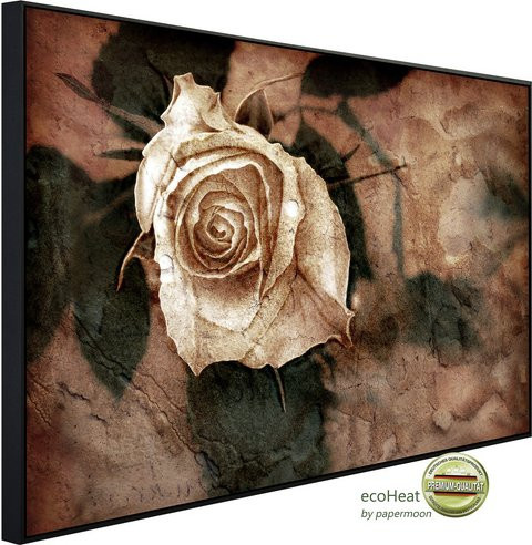papermoon EcoHeat Infrarotheizung mit Blumenmuster in Bunt, Matt-Effekt, mit App-Steuerung und WLAN - Bild 1
