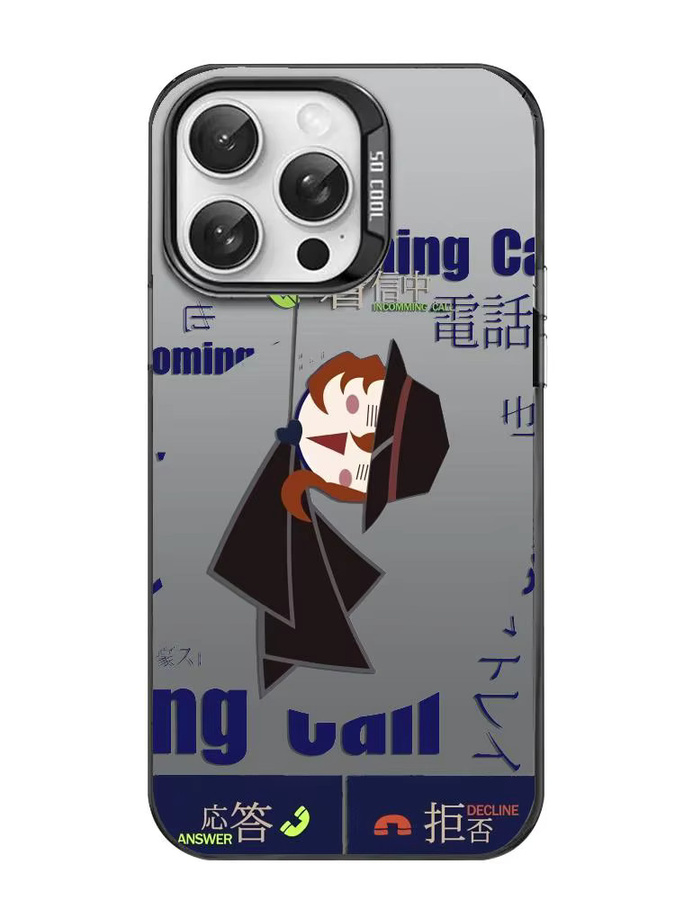Bungo Stray Dogs Dazai Handyhülle für iPhone 11 bis 17 Pro Max Matte Laser Aurora stoßfeste Schutzhülle in Schwarz und Multicolour - Bild 4