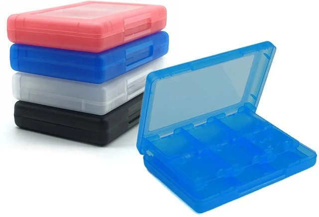 Nintendo 28-in-1 Spielkarten-Etui in Rot für Nintendo New 3DS, 3DS, DSi XL, LL und DS Lite als tragbare Schutzhülle und Aufbewahrungsbox für Spielmodule - Bild 1