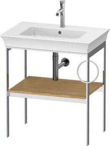 Duravit Waschtisch-Konsole White Tulip in White, B/T: 68,4 x 45 cm - Bild 1
