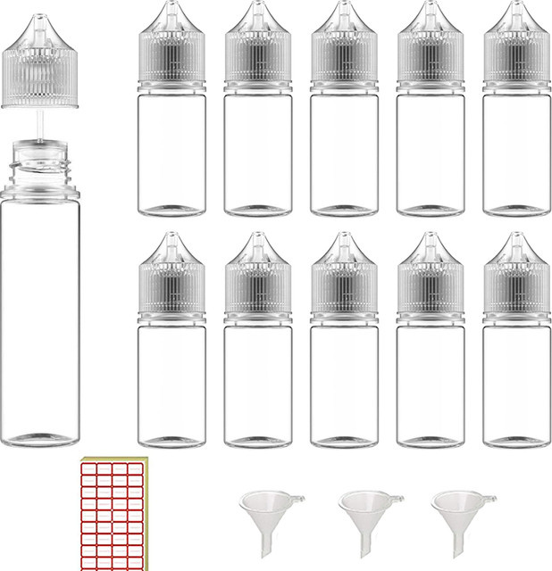 FIGHTYU Leere Tropfflaschen aus Kunststoff, 30 ml-120 ml - Bild 1