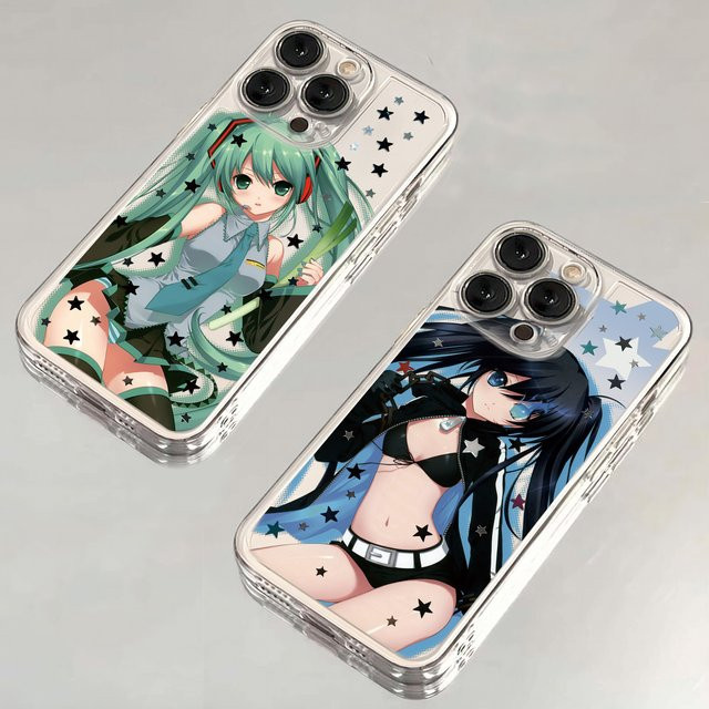 Japan Anime Y2K Girl Handyhülle für Samsung Galaxy S26 S25 S24 S23 S22 S21 S20 FE Note20 Note10 Plus Ultra Lite Edge 5G Transparent - Bild 1