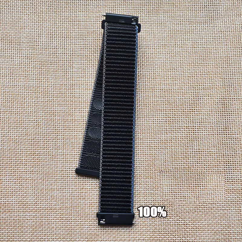Hiyii Uhrenarmband Textil/NATO, Schwarz, 22 mm, für Xiaomi Uhr S4/S1 Aktive - Bild 2