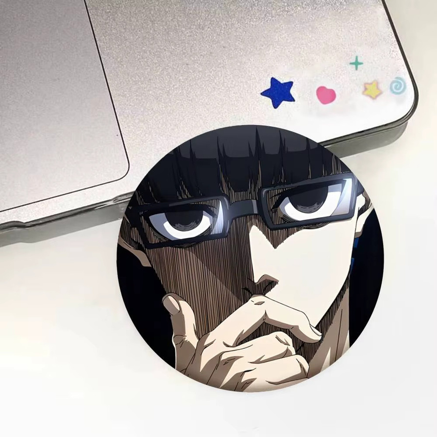 Mesuca Brosche, Anime Jinpachi Ego, Emaille-Pin, Rund - Bild 6