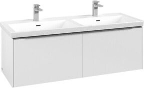 V&B Waschtischunterschrank Subway 3.0 in Weiß glänzend, B/T/H: 127,2 x 42,9 x 47,8 cm - Bild 1