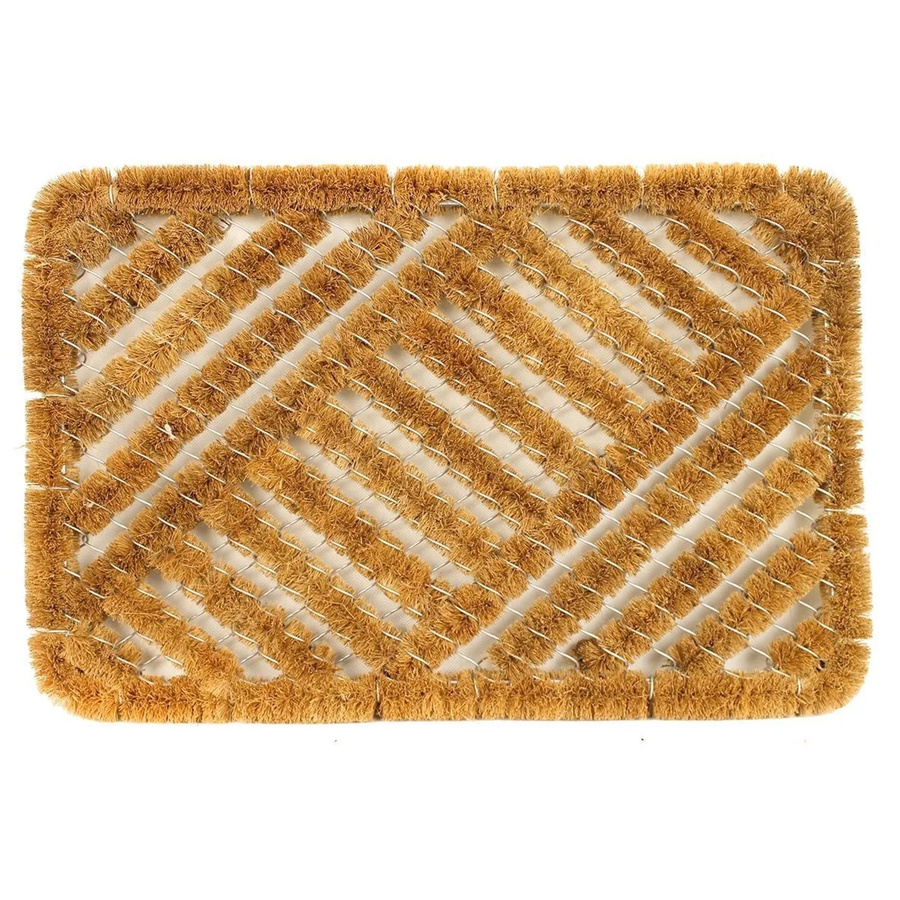 Lex Schmutzfangmatte aus Kokos mit Aluminiumrahmen, beige/braun, B: 60 cm, T: 40 cm - Bild 2