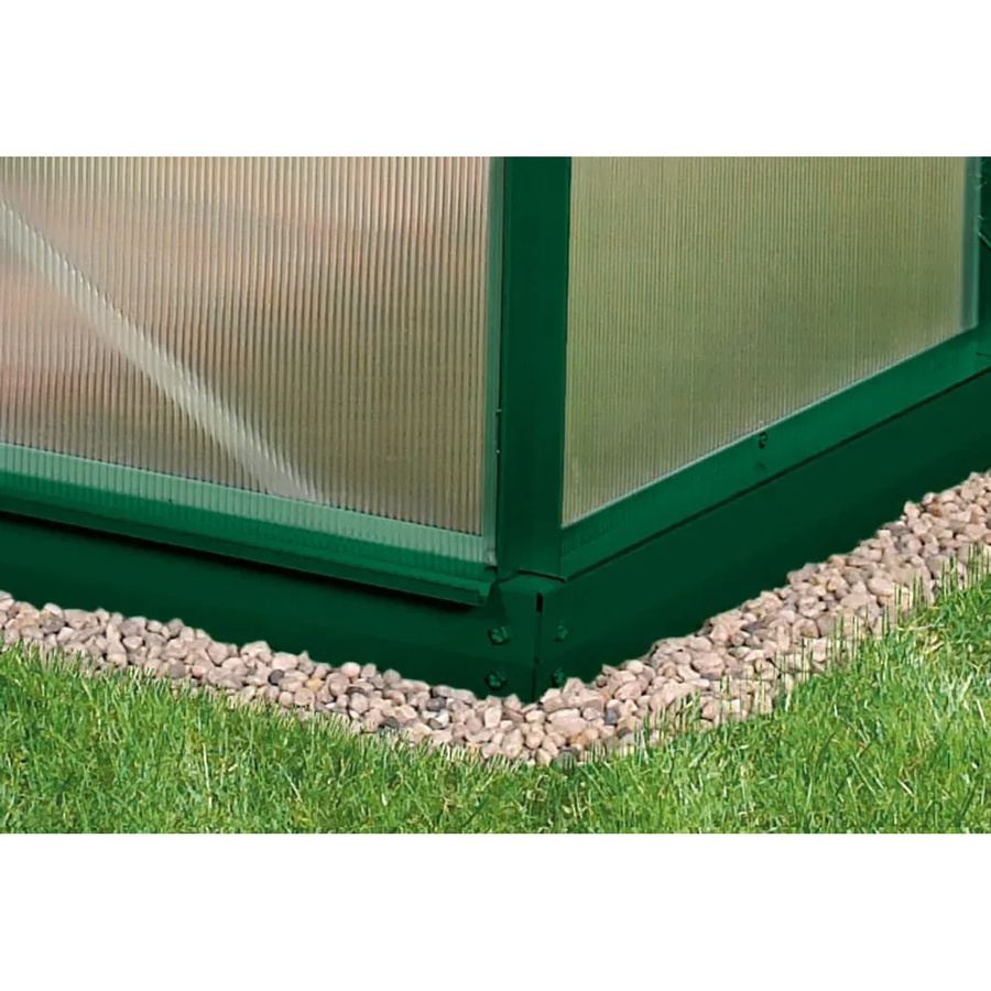 Vitavia Stahlfundament 3300 für Gewächshäuser Ida und Styx, smaragdgrün, B/T/H: 255 x 130 x 6 cm - Bild 2