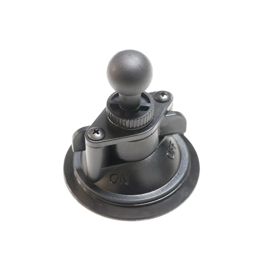 CHOHO Auto-Saugnapf-Halterung mit 8,5 cm und 1/4 Zoll Kugel-Adapter für GoPro Hero 13 12 11, DJI OSMO Action 4 3 und Insta360 Action Cameras, Schwarz - Bild 2