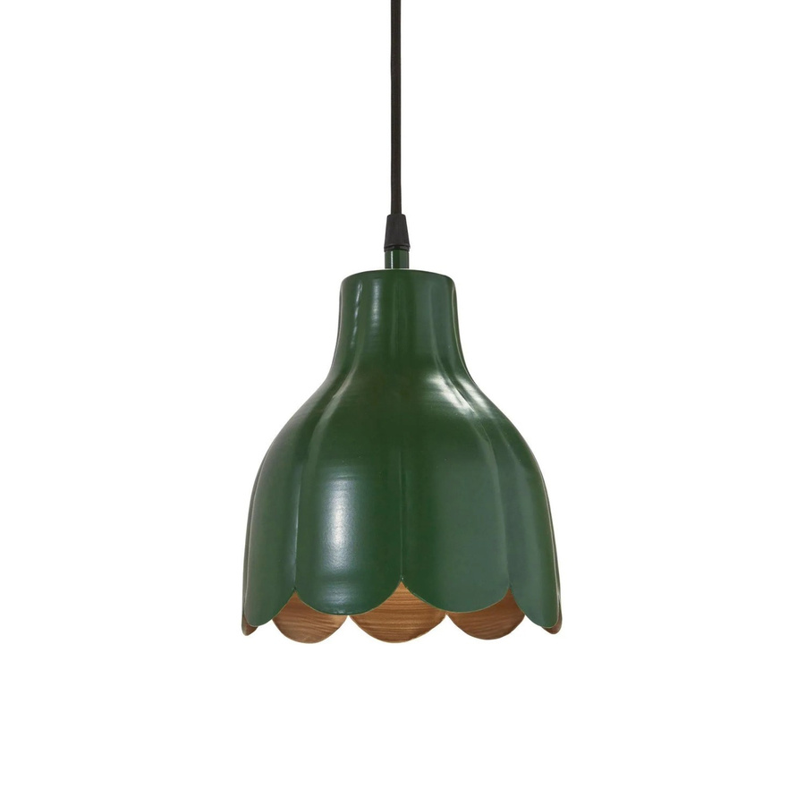 PR Home Tulippa Pendelleuchte in Grün und Gold/Messing mit E27 Fassung - Bild 2