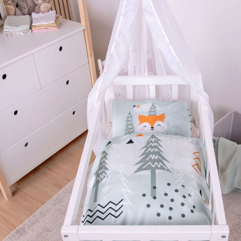 Baby Best Renforcé Wende-Bettwäsche aus Baumwolle mit Kissenbezug und Bettbezug, Grafik Design, B/T: 80 x 80 cm und 40 x 40 cm - Bild 2