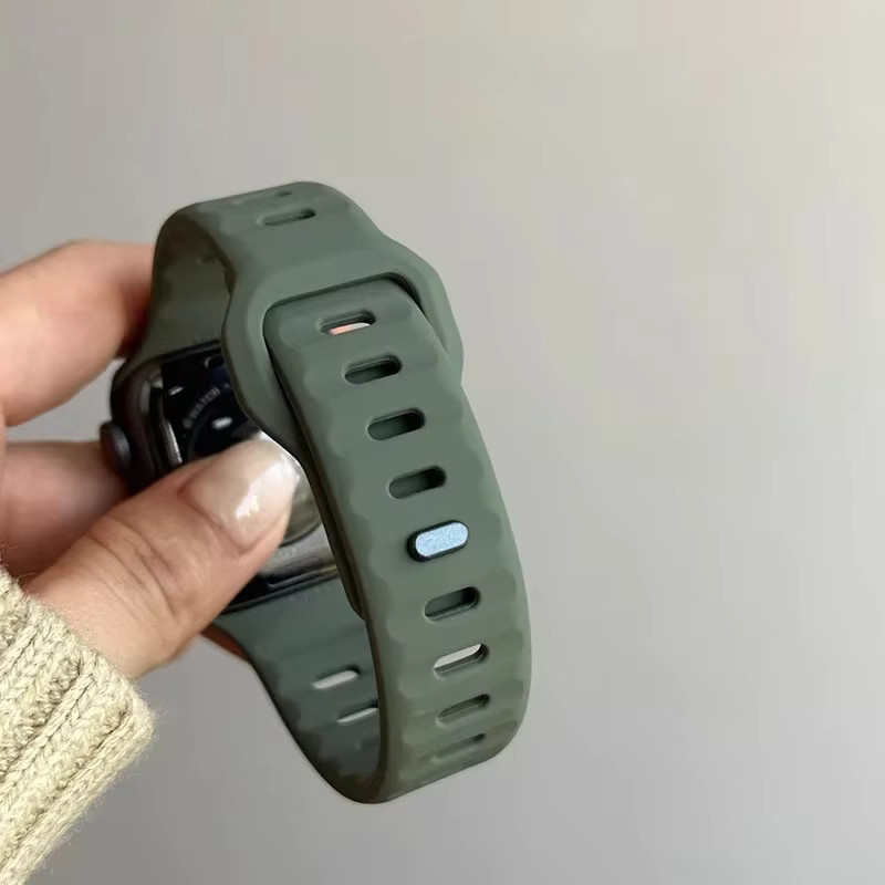 CAOWTAN Uhrenarmband Silikon, Green, Unisex - Bild 2