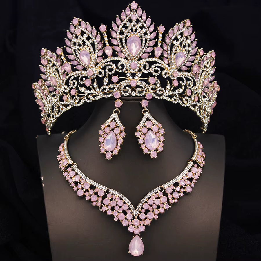 Cenmon Schmuck-Set, Kristall, Bunt, Damen, Hochzeit - Bild 1