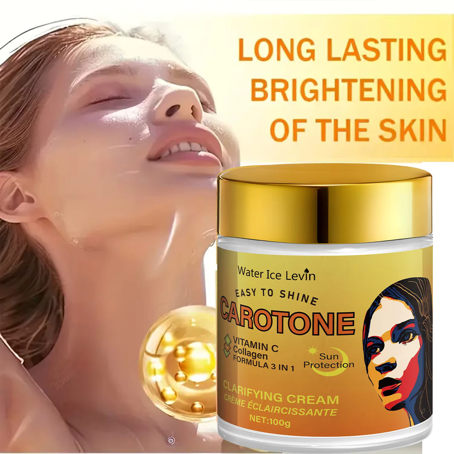 Water Ice Levin Gesichtscreme mit Beta-Carotin und Kollagen, Empfindliche Haut - Bild 3
