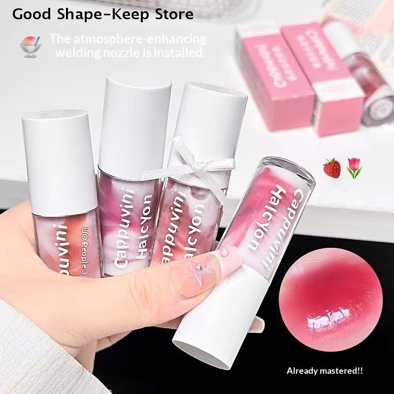 Cappuvini 2-in-1 Wasserlicht-Lipgloss, Unisex - Bild 3