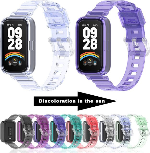 Xiaomi Uhrenarmband, Schwarz, für Redmi Band 2/3, Xiaomi Band 8/9 Aktive - Bild 1