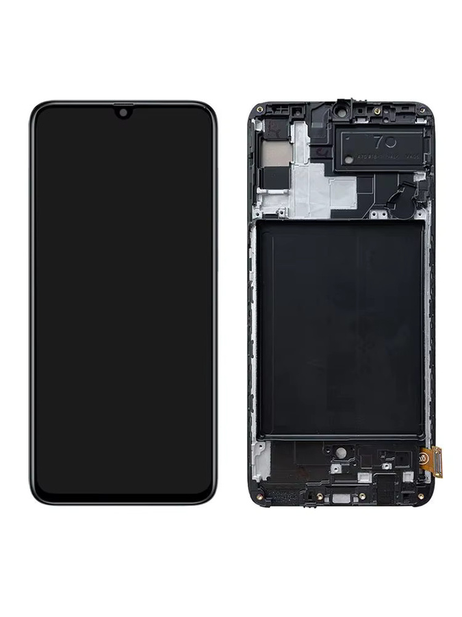 Samsung A70 LCD Display mit Rahmen und Touchscreen Digitizer in Schwarz für SM-A705F A705FN/DS - Bild 5