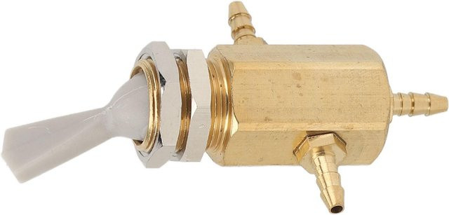 GoolRC Dental Umschaltventil aus Messing in Gold, 3mm korrosionsbeständiges Zubehör für Dental Wasserquellen - Bild 1