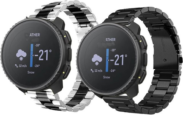 Suunto Uhrenarmband Edelstahl, Silber, 22 mm, Unisex - Bild 1
