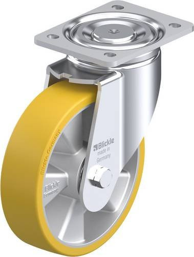 Blickle Lenkrolle LH-ALTH 180K mit 180mm Rad-Durchmesser und 700kg Tragfähigkeit in Silber - Bild 1